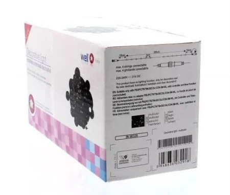 Ghirlanda 180 LED-uri multicolore interconectabila Well - imagine 2