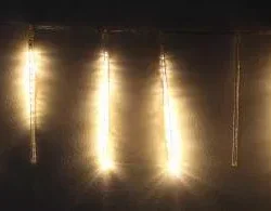 Ghirlanda luminoasa 8 turturi lumina alba cablu transparent WELL