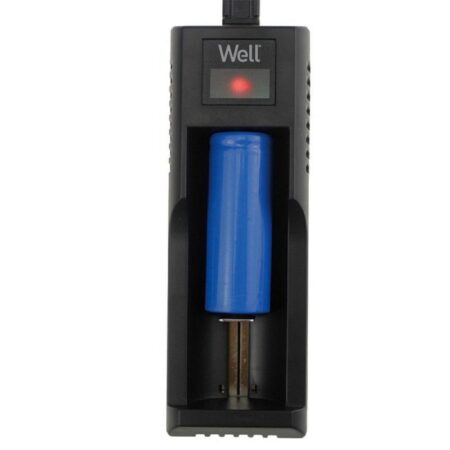 Incarcator acumulatori litiu-ion 1 canal Well Pace USB 10400 14500 16340 17670 18350 18500 18650 26650 - imagine 2