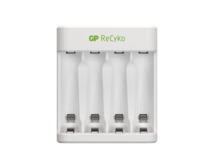 Incarcator E411 AA/AAA R3/R6 NiMH + 4 acumulatori 2000mAh GP ReCyKo GPE411210AAHC-2B4 - imagine 3