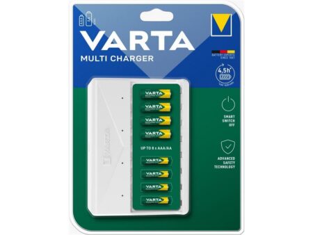 Incarcator Varta Multi Charger 57659 2 4 6 sau 8x AA/AAA NiMH cablu USB-C inclus - imagine 2