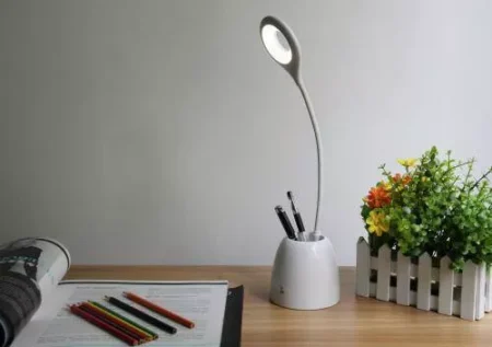 Lampa de birou LED Well cu suport de pixuri - imagine 2