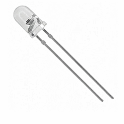 LED 3mm rosu 2.6-3V 40000-45000mcd 30 grade frontal convex OPTOSUPPLY OS5RKA3131P