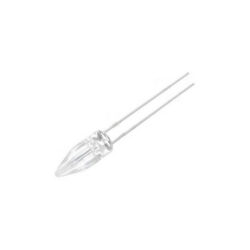 LED 5mm lumina alba cald imitare efect lumanare 750-1120mcd 2.8-3.6V OPTOSUPPLY OSM2DK58A1B