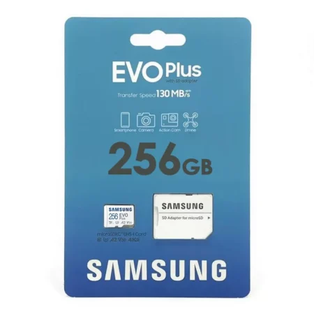 Micro SD CARD 256GB UHS-1 EVO PLUS SAMSUNG MB-MC256KA/EU - imagine 2