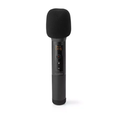 Microfon wireless Nedis 20 de canale 10 ore autonomie receptor negru - imagine 4
