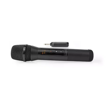 Microfon wireless Nedis 20 de canale 10 ore autonomie receptor negru - imagine 5