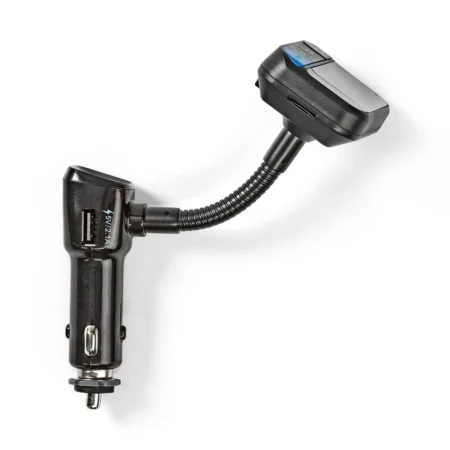 Modulator FM Nedis Bluetooth MicroSD Hands-Free Control vocal 2x USB - imagine 12
