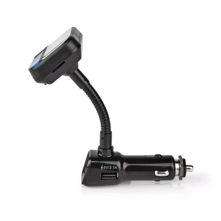 Modulator FM Nedis Bluetooth MicroSD Hands-Free Control vocal 2x USB - imagine 4
