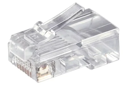 Mufa internet RJ45 CAT5 8p8c cablu push rotund - imagine 2