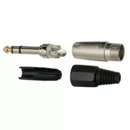 Mufa JACK executie ranforsat stereo 6.3 mm tata - imagine 2