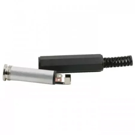 Mufa JACK stereo 6.3 mm mama cu protectie cablu - imagine 2