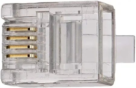 Mufa telefonica Conector transparent RJ11 tata 6p4c set 10buc Valueline - imagine 2