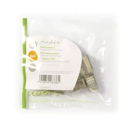 Mufe 10x RJ45 ecranate pt cablu STP CAT6 solid Nedis - imagine 3