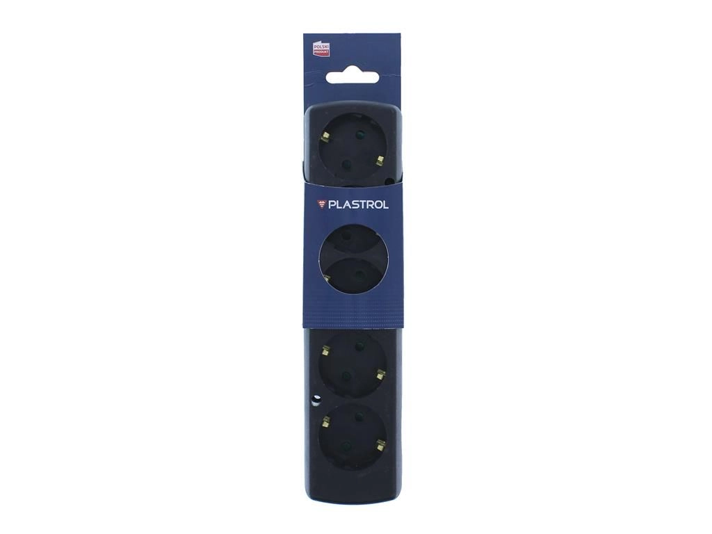 Multipriza 5 prize fara cablu alimentare negru GN-570S/BK Plastrol