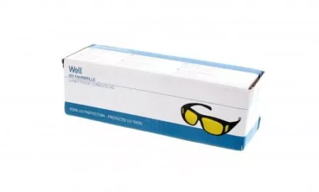 Ochelari pentru condus galben Well - imagine 2