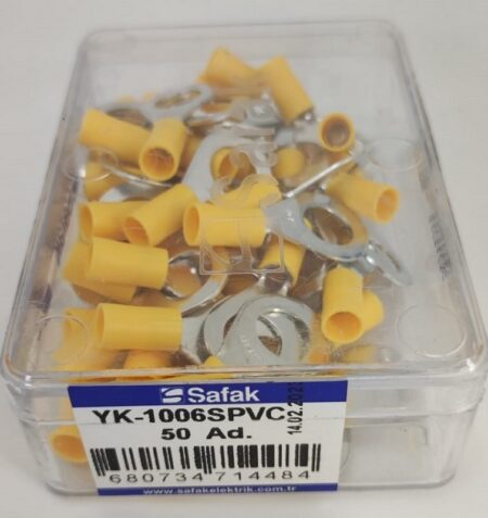 Papuc ochi izolat galben 4.0-6.0mm2 M10 Safak YK-1006SPVC - imagine 2