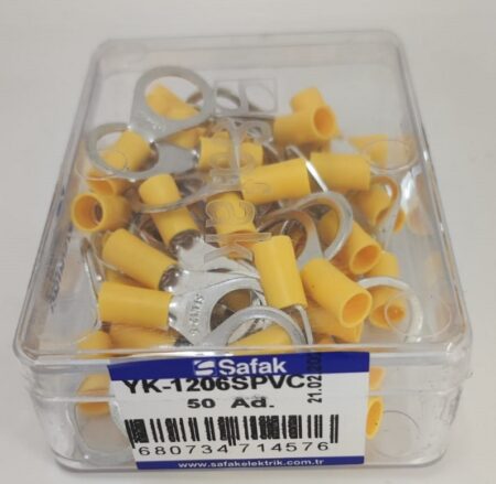 Papuc ochi izolat galben 4.0-6.0mm2 M12 Safak YK-1206SPVC - imagine 2