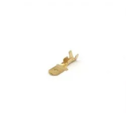 Papuc terminal plat tata neizolat 6.3x8mm din alama 1.5-2.5 mm