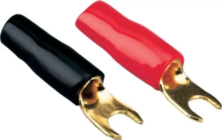 Papuc Terminal tip furca M4 20mm2 aurit izolat rosu ACV 30.4420-02 - imagine 2