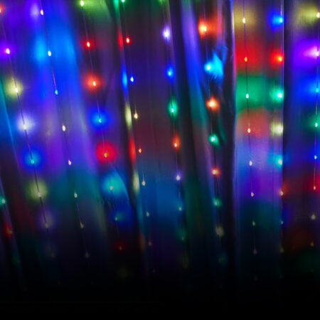 Perdea luminoasa inteligenta Bluetooth 5.0 Wi-Fi 400 LED RGBIC 16 milioane de culori 2x2m IP44 - imagine 9