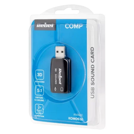 Placa de sunet Usb 5.1 Rebel - imagine 2