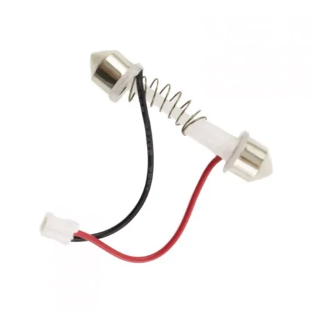 Placa LED SMD 20x60 mm 12V SMD5050 3W lumina alba 240lm inclus adaptoare W5W C5W BA9S CarGuard - imagine 2