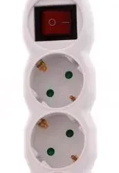 Prelungitor 3 prize 5m cu intrerupator 3xG1.5mmp Well