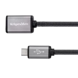 Prelungitor USB la micro USB 0.2m Profesional Kruger&Matz