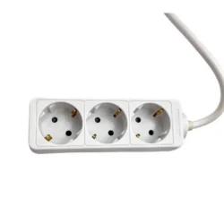 Prelungitor Well 3 prize 3m cablu 3x1.5mmp 16A 3500W alb EXTS-3S3M/04-WL