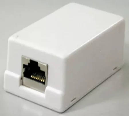 Priza simpla FTP cat5 RJ45 ecranat pe tencuiala Well - imagine 2