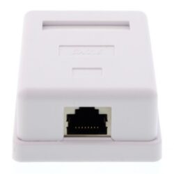 Priza simpla FTP cat6 RJ45 ecranat pe tencuiala Well