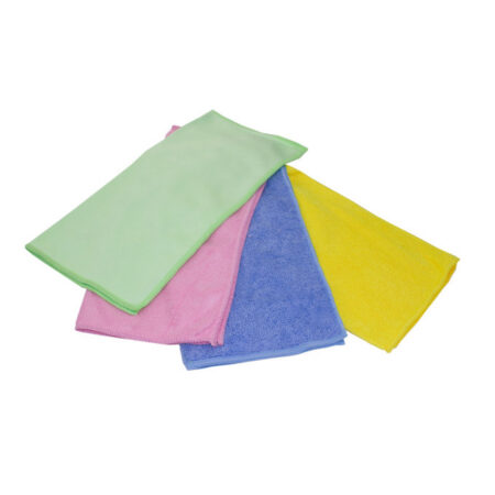 Set 4 lavete microfibra de inalta calitate 30x30cm pentru interior uscare sticla lustruire Carguard - imagine 2