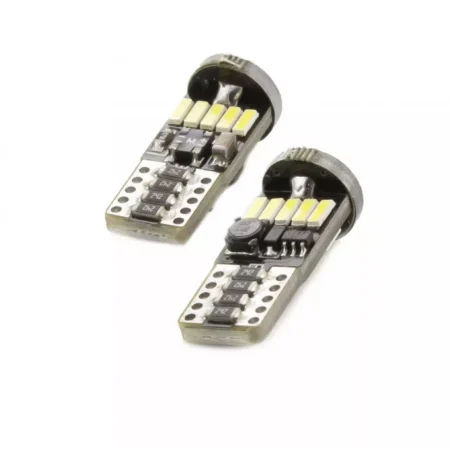 Set becuri LED auto W5W T10 3W 6500K 150lm 12V pentru interior/portbagaj CARGUARD - imagine 2