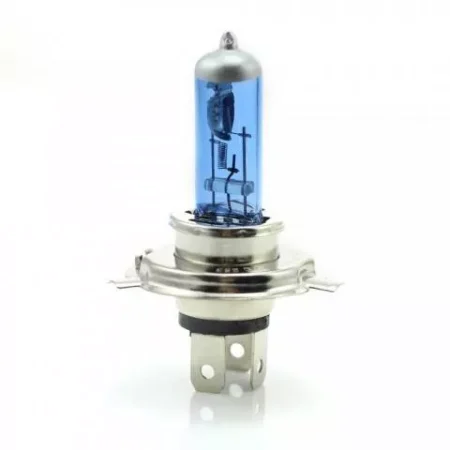Set de 2 becuri Halogen H4 90W +110% intensitate Alb Xenon 12V Carguard - imagine 2