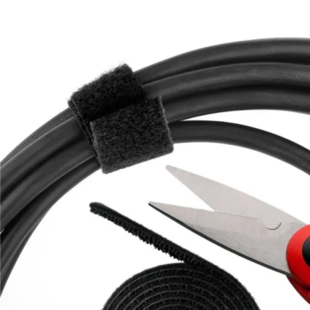 Set de gestionare fixare cabluri 1m negru Goobay - imagine 2