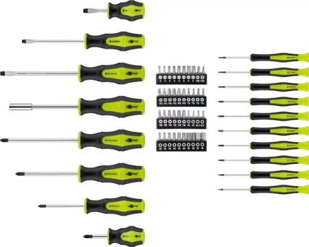 Set surubelnite Goobay 58 piese in carcasa plastic - imagine 2