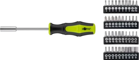 Set surubelnite Goobay 58 piese in carcasa plastic - imagine 3