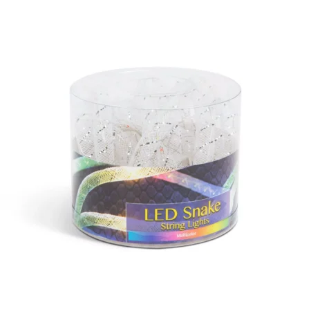 Sir de lumini de Craciun LED multicolor fir argintiu 2m 2x AAA 58032B Phenom - imagine 3