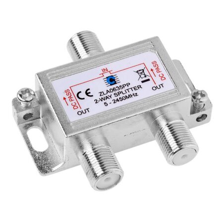 Spliter 2 cai 5-2450Mhz Power Pass Cabletech ZLA0635PP - imagine 2