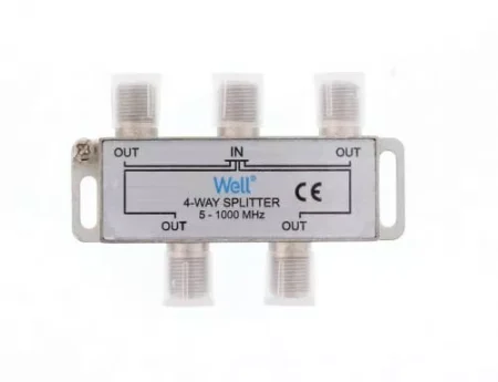Spliter CATV 4 cai 1000Mhz Well