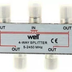 Splitter CATV 4 iesiri 5-2450Mhz Well