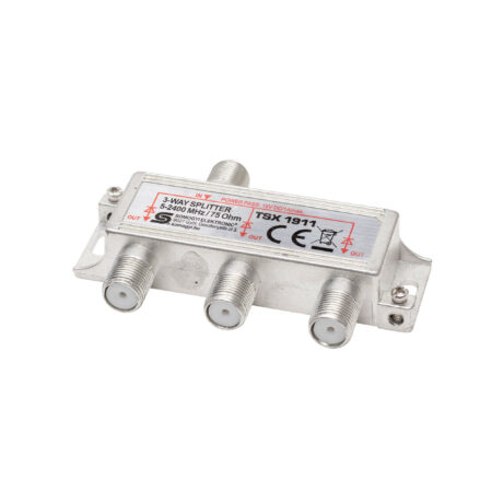 Splitter distribuitor F 3 cai HQ 5-2400Mhz HOME - imagine 2