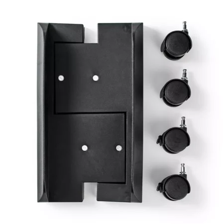 Stand PC Nedis latime reglabila 4 roti blocabile - imagine 5