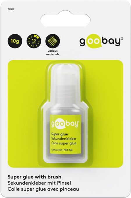 Super glue flacon cu pensula 10gr Goobay - imagine 2