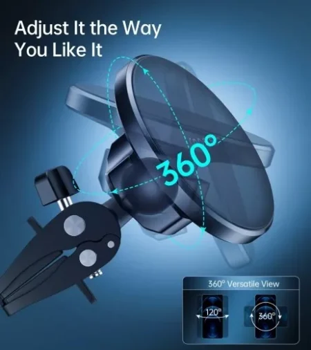 Suport auto magnetic Choetech AT003 pentru seria iPhone 12 prindere la ventilatie - imagine 4