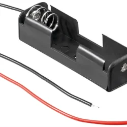 Suport baterii 1x AA R6 cu Capete de cablu libere 11460 Goobay